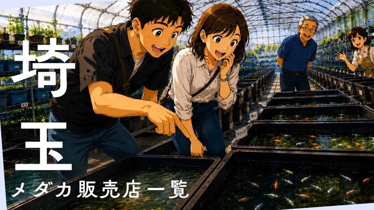 埼玉県のメダカ販売店のアイキャッチ