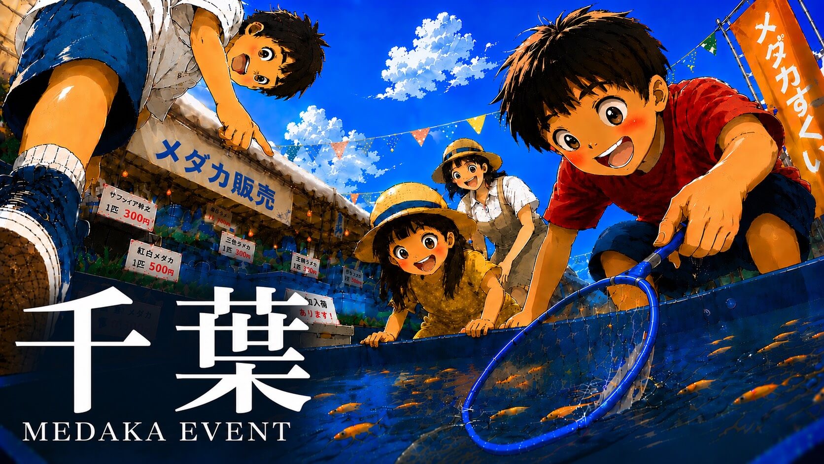 千葉県で開催するメダカ販売イベントのアイキャッチ画像