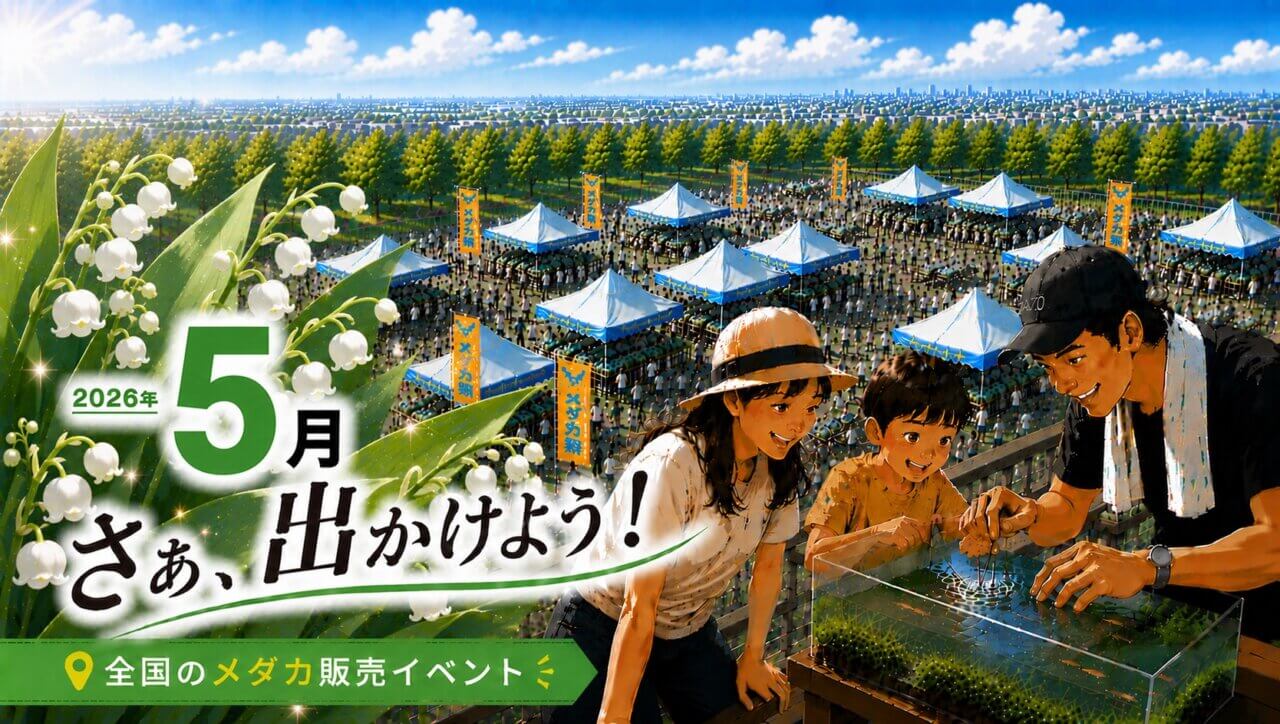 2026年5月開催のメダカイベントのアイキャッチ画像