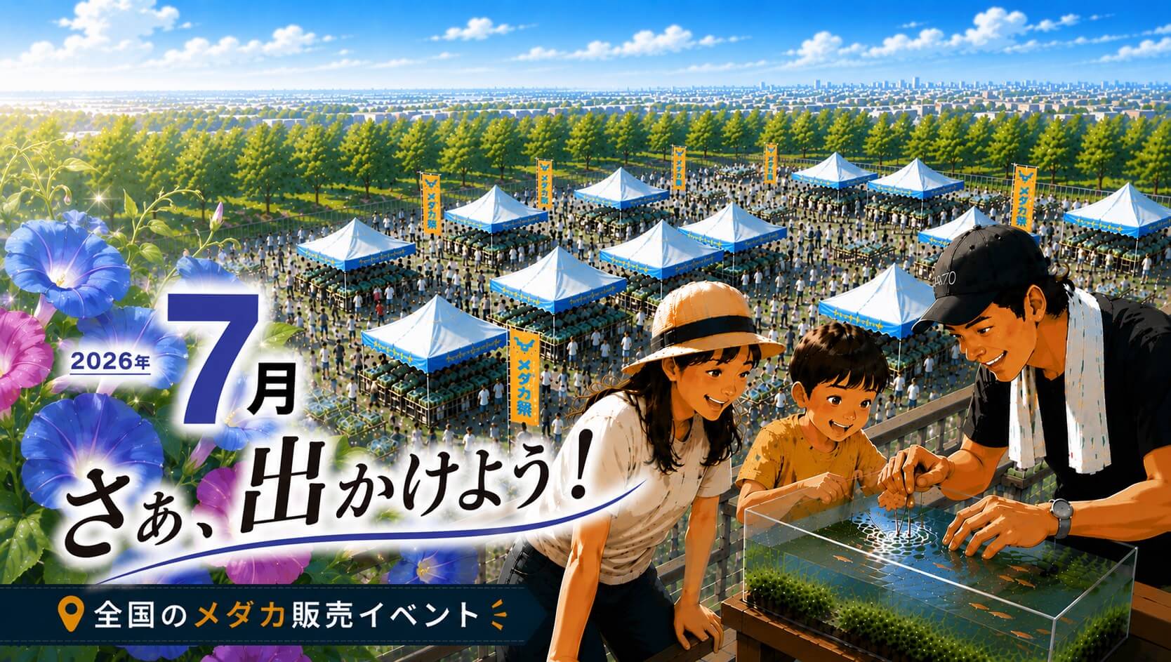 2026年7月開催のメダカイベントのアイキャッチ画像