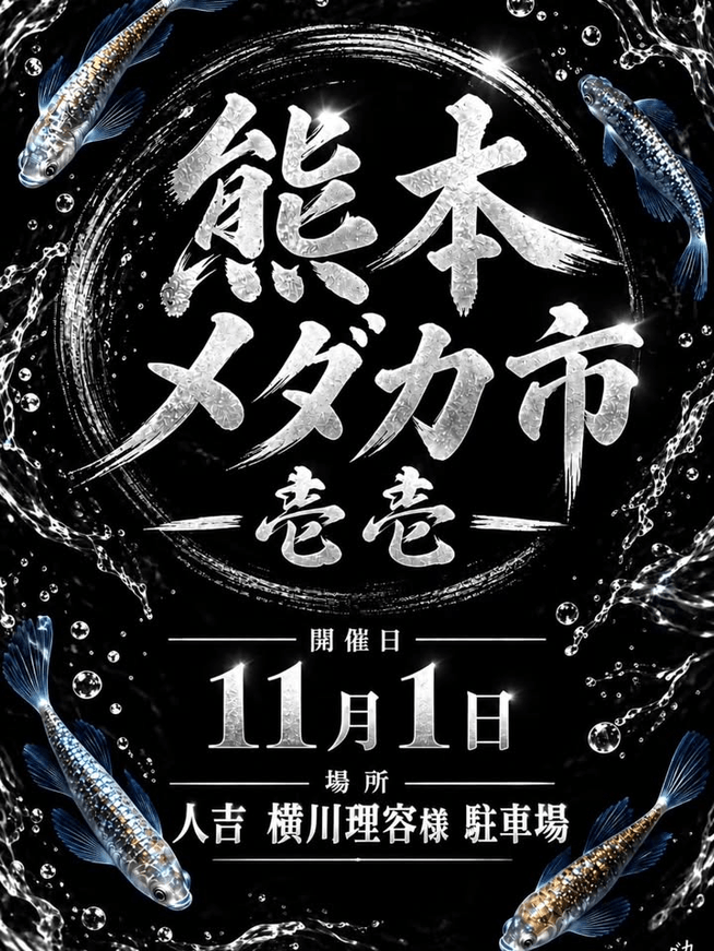 熊本県:熊本メダカ壱(2026年11月開催)