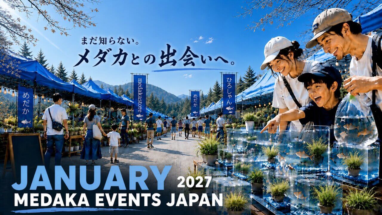 2027年1月開催のメダカイベントのアイキャッチ画像