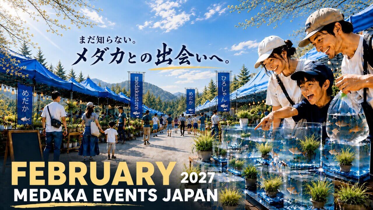 2027年2月開催のメダカイベントのアイキャッチ画像