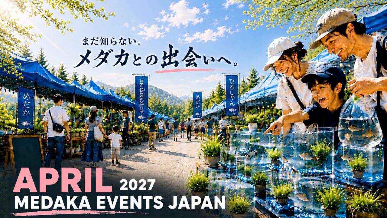 2027年4月開催のメダカイベントのアイキャッチ画像