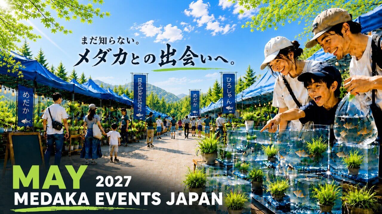 2027年5月開催のメダカイベントのアイキャッチ画像